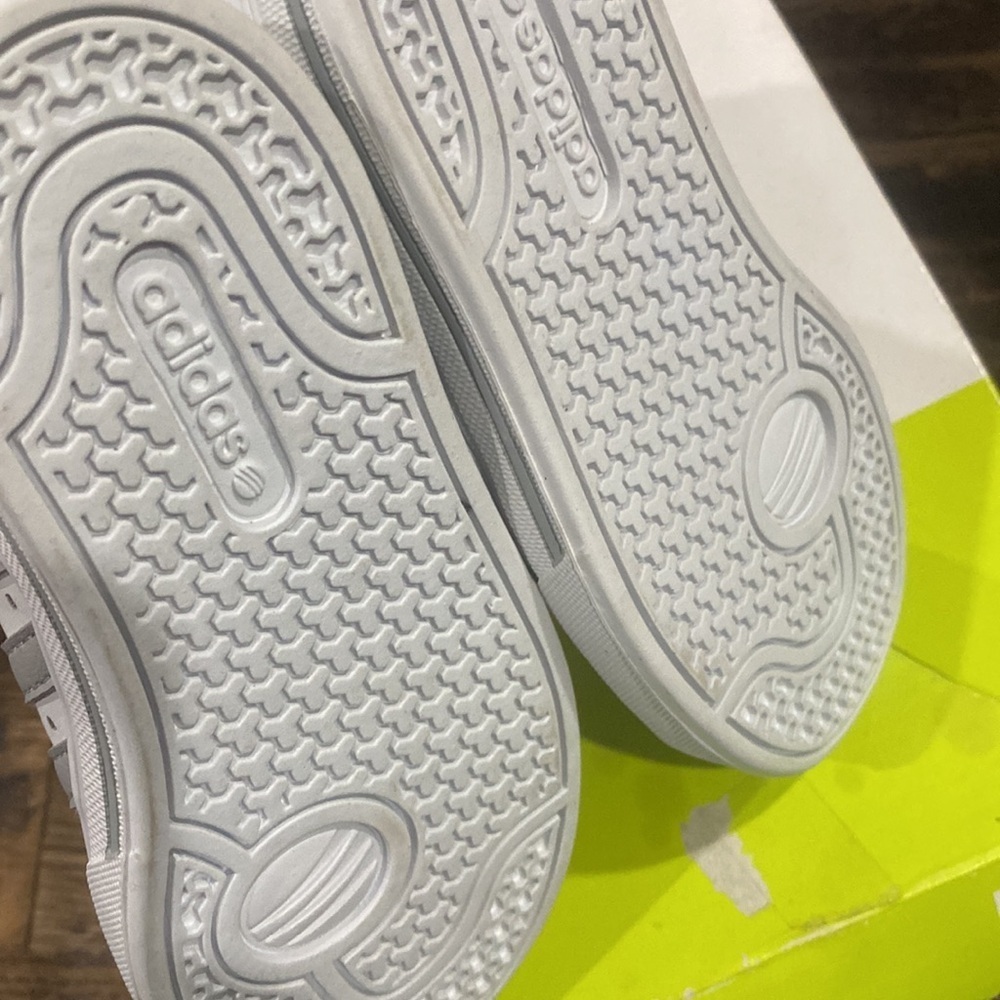 Adidas Neo Toddler White Shoes size 8 - Picture 5 of 10
